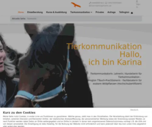 Die-Tierkommunikation.de(Default page) Screenshot