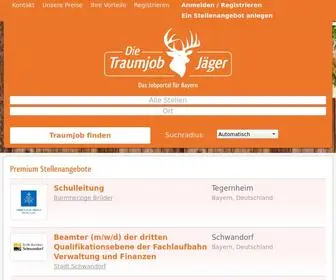 Die-Traumjob-Jaeger.de(Jobportal f) Screenshot