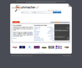 Die-Uhrmacher.ch(Die Uhrmacher in der Schweiz) Screenshot