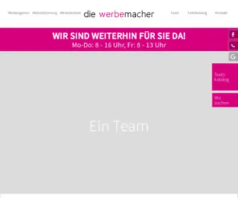 Die-Werbemacher.com(Die Werbemacher) Screenshot