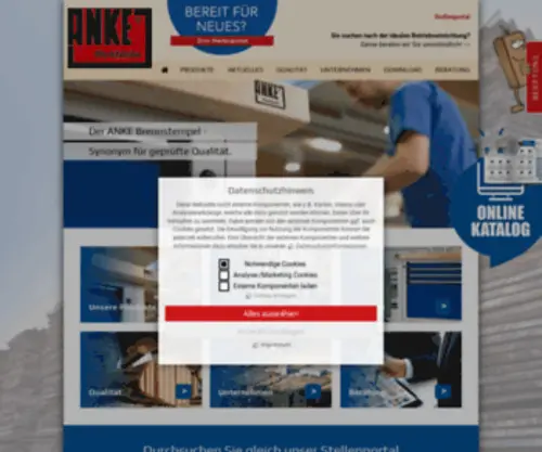 Die-Werkbank.com(Startseite // ANKE) Screenshot