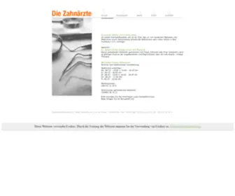 Die-Zahn-Aerzte.de(Zahnarzt Gemeinschaftspraxis Bad Homburg Frankfurt Notdienst) Screenshot