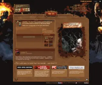 Die2Nite.com(THE Zombie Survival Game) Screenshot