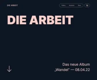 Diearbeit.band(Neues Album „Material“) Screenshot