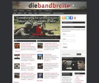 Diebandbreite.de(Die Bandbreite) Screenshot