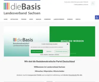 Diebasis-Sachsen.de(LV Sachsen) Screenshot