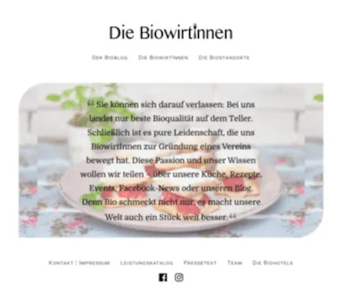 Diebiowirtinnen.at(Die BiowirtInnen) Screenshot