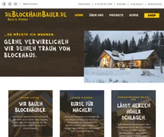 Dieblockhausbauer.de(Die BlockHausBauer) Screenshot