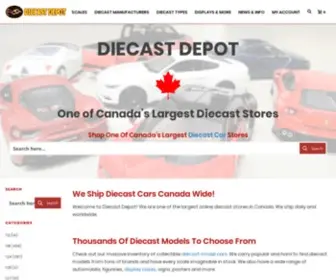 Diecastdepot.ca(Diecast Depot) Screenshot