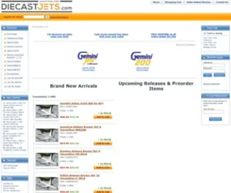 Diecastjets.com(Diecast Airplanes) Screenshot