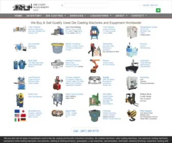 Diecastmachinery.com(Used High Pressure Die Casting Machines and Equipment For Sale) Screenshot