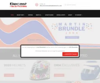 Diecastracemodels.com(Drm helmets) Screenshot