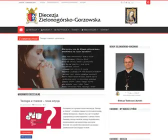 DiecezJazg.pl(Oficjalna strona Diecezji Zielonogórsko) Screenshot
