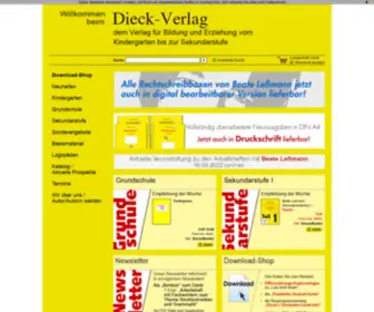 Dieck-Buch.de(Startseite) Screenshot