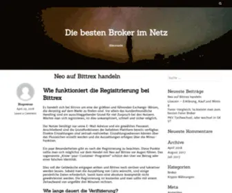 Diecroods.de(Die besten Broker im Netz) Screenshot