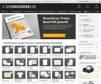 Diedruckerei.de(ONLINEPRINTERS) Screenshot