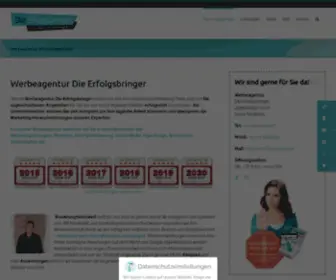 Dieerfolgsbringer.de(Werbeagentur Die Erfolgsbringer) Screenshot