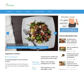 Dieetkompas.nl(Afvallen met een koolhydraatarm dieet of eiwitdieet) Screenshot