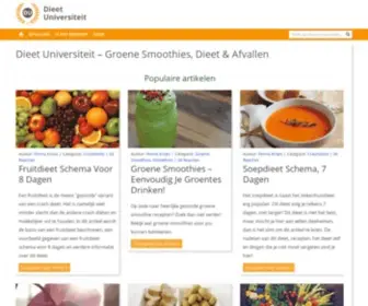 Dieetuniversiteit.nl(Dieet Universiteit) Screenshot