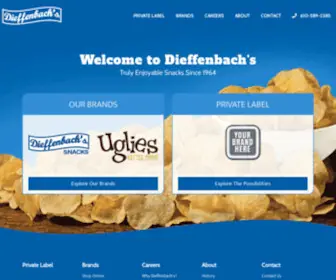 Dieffenbachs.com(Dieffenbach's Potato Chips) Screenshot