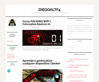 Diegoaltf4.com(Blog sobre Hacking y Seguridad Informática) Screenshot