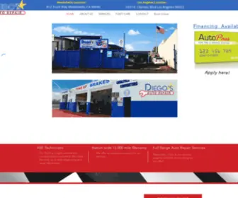 Diegosauto.com(Diegos Auto Repair) Screenshot