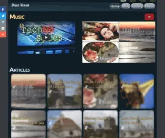 Diegoverger.com(Music, Digital Art, Audiobooks, Photography Blog) Screenshot