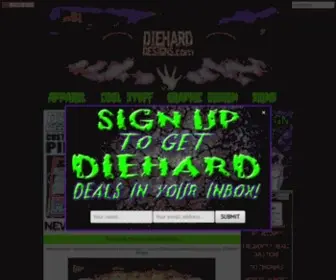 Dieharddesigns.com(Diehard Designs) Screenshot