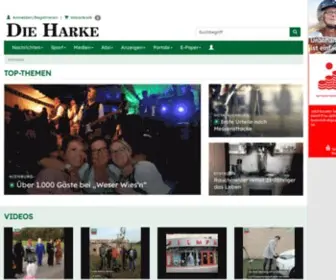 Dieharke.de(Die Harke) Screenshot