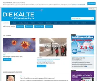 Diekaelte.de(DIE KÄLTE) Screenshot
