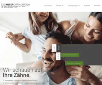 Diekieferorthopaeden.at(Praxis für Kieferorthopädie in Wien) Screenshot