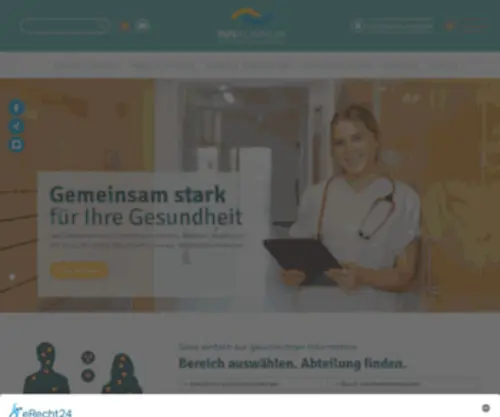 Diekreiskliniken.de(AltÃ¶tting) Screenshot