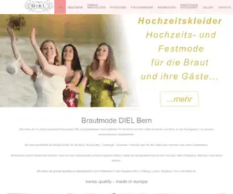 Diel.ch(Brautmode DIEL Bern) Screenshot