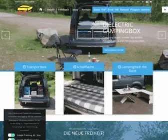 Dielectric.de(Campingbox Minicamper VW Caddy) Screenshot