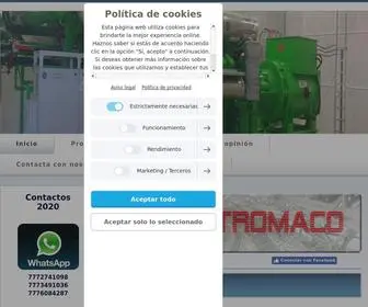 Dielectromaco.com.mx(Ingeniería Eléctrica) Screenshot