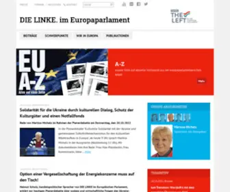 Dielinke-Europa.eu(DIE LINKE) Screenshot