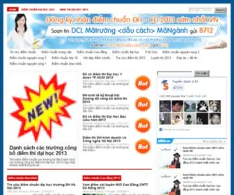 Diemchuan2011.net(Diem chuan dai hoc 2012) Screenshot