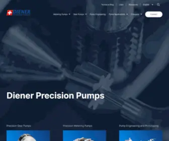 Dienerprecisionpumps.com(Diener Precision Pumps) Screenshot