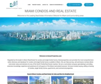 Dienerproperties.com(Miami Condos and Real Estate for Sale Rent) Screenshot