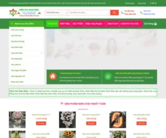 Dienhoanamdinh.net(Điện hoa Nam Định) Screenshot