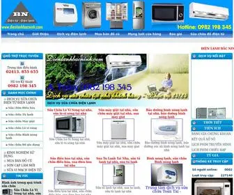 Dienlanhbacninh.com(ĐIỆN LẠNH BẮC NINH Sửa điều hòa tủ lạnh máy giặt lò vi sóng bình nóng lạnh) Screenshot