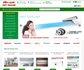 Dienlanhduykhanh.com(Trung tâm điện lạnh Duy Khánh) Screenshot