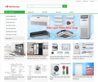 Dienlanhthiennamlong.com(Công ty TNHH TM) Screenshot