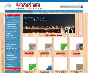 Dienphuonganh.com.vn(Thiết bị điện dân dụng Hóc Môn TPHCM) Screenshot