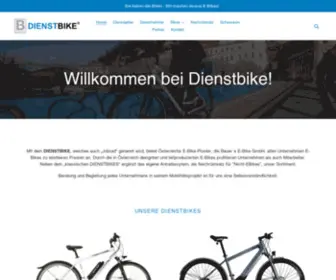 Dienstbike.at(Große Nachhaltigkeit &amp; kleines investment Das unkomplizierte Dienstbike) Screenshot