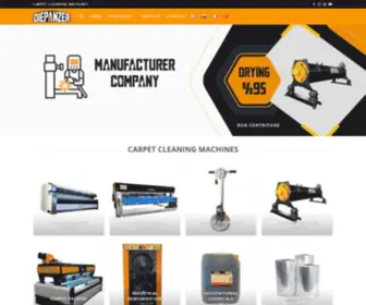 Diepanzer.com(Automatic Carpet Cleaning Machine) Screenshot