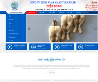 Dieplongseafood.com(CÔNG) Screenshot