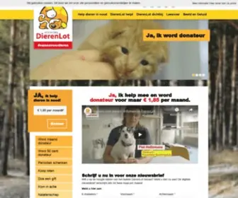 Dier.nu(Stichting dierenlot) Screenshot