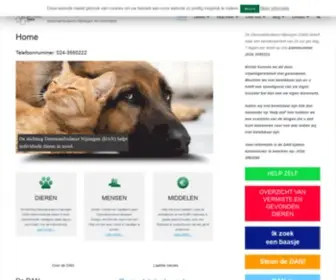 DierenambulancenijMegen.nl(Dierenambulance Nijmegen en omstreken) Screenshot