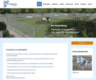 Dierenasiel-Dehazenberg.nl(Regionaal opvangcentrum voor zwerf) Screenshot